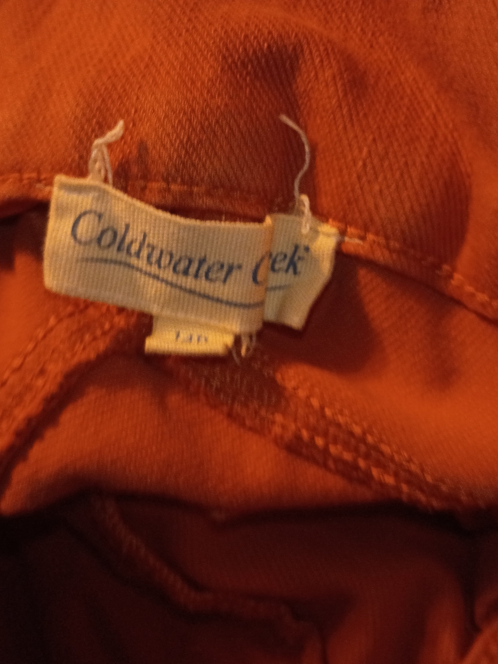 Coldwater Creek Orange Top - Women's Casual Tee